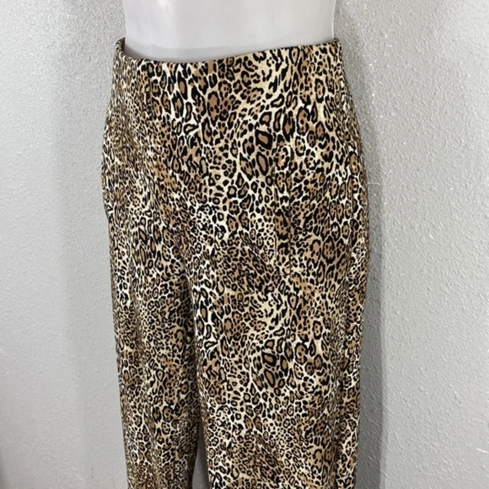 NWT Chico’s So Slimming Juliet Leopard-Print Ankle Pants 00 2